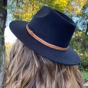 Wide Brim Fedora Hat